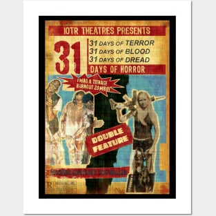 31 Days of Horror - IOTR Presents Double Feature Posters and Art